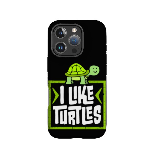 I Like Turtles Cute Tortoise Love Turtle Lover IPhone Cases
