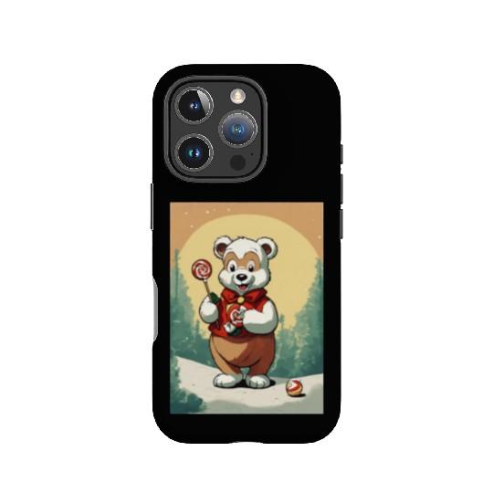 Cartoon cute teddy bear IPhone Cases