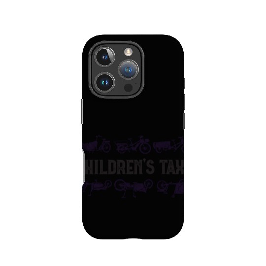 Childrens Taxi Cargo Bicycle Cargobike IPhone Cases