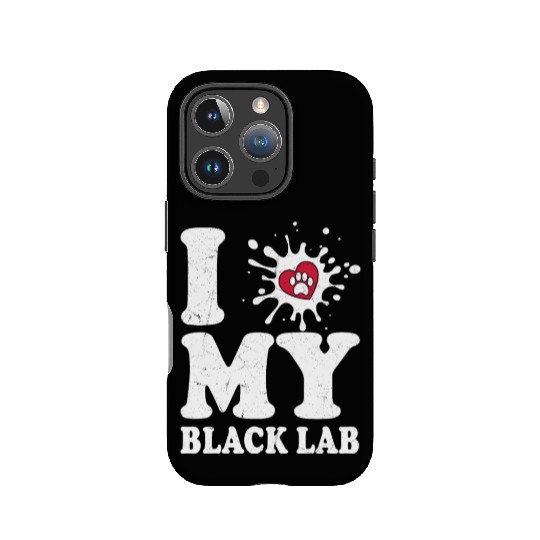 I Love My Black Lab Labrador Retriever Owner IPhone Cases