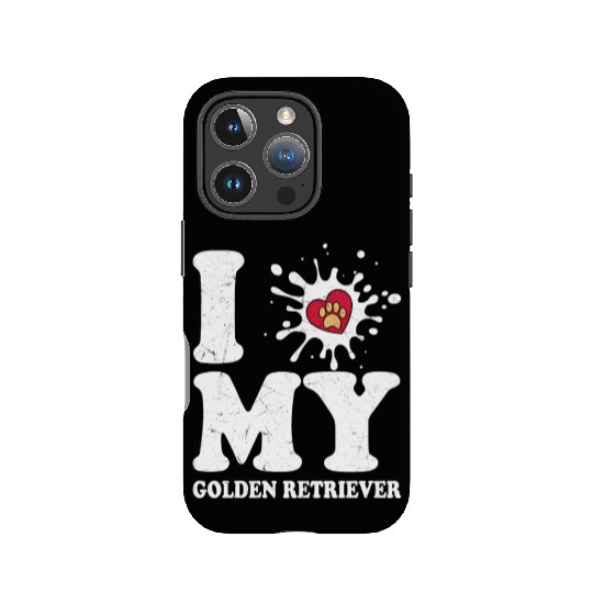 I Love My Golden Retriever Retriever Breed Dog Own IPhone Cases