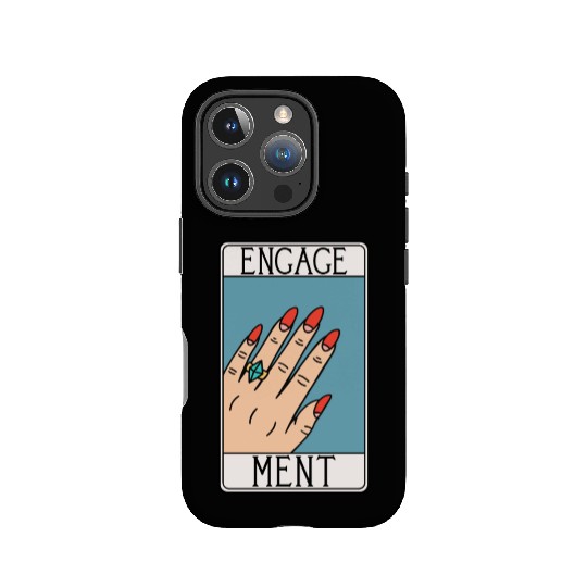 Engagement - Engaged Tarot Card - Wedding Proposal IPhone Cases