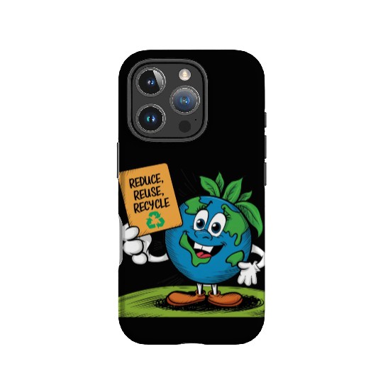 Reduce, Reuse, Recycle Earth day - April 22 IPhone Cases