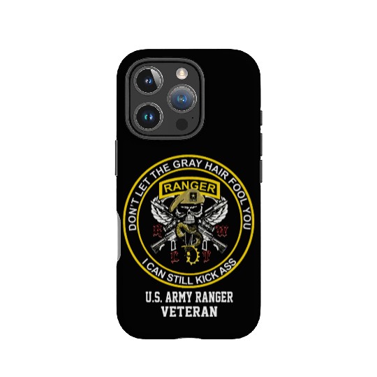 Retired US Army Ranger Veteran USA Military Vet IPhone Cases