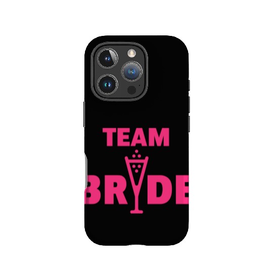 Team Bride Bubbly (Hen Night Bachelorette Party P) IPhone Cases