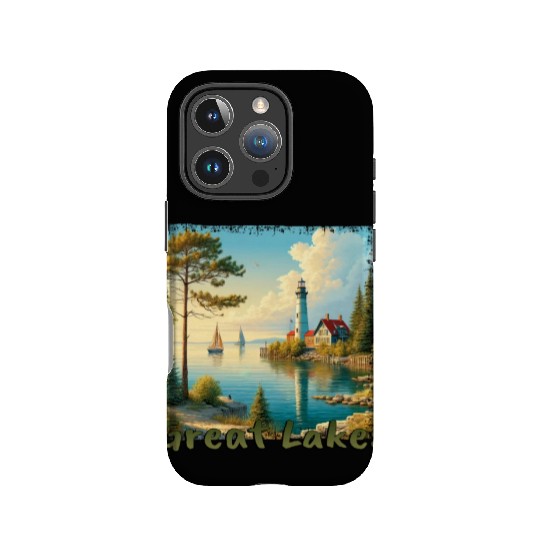 Great Lakes USA - Sailing and Motorboating IPhone Cases