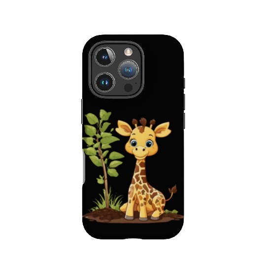 Earth Day Giraffe: Vibrant, Cute Design IPhone Cases