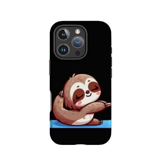 Sloth Yoga & Gymnastics Poses IPhone Cases