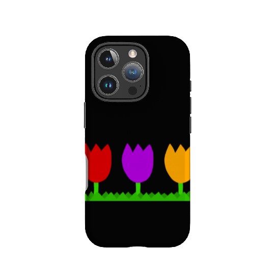 Three cute tulips IPhone Cases