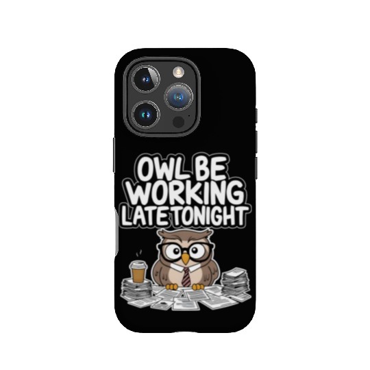 Corporate Owl: Coffee-Fueled IPhone Cases