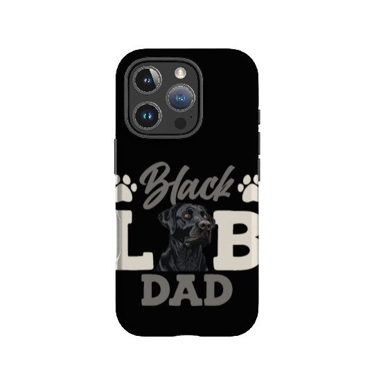 Black Labrador BLACK LAB DAD Labrador Owner IPhone Cases