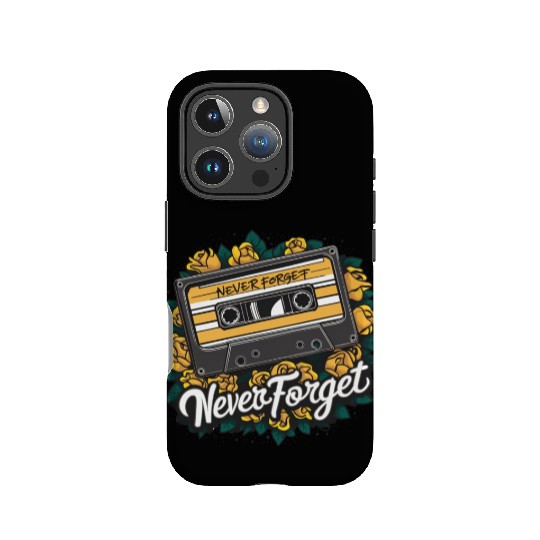 A cassette tape colored with roses 8 IPhone Cases