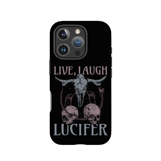 Live Love Lucifer Goth Festival Death Metal IPhone Cases