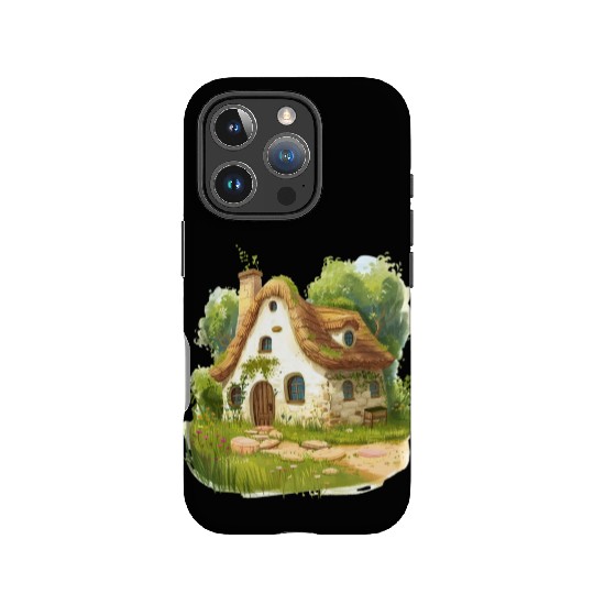 Enchanted Cottage In Magical Forest IPhone Cases