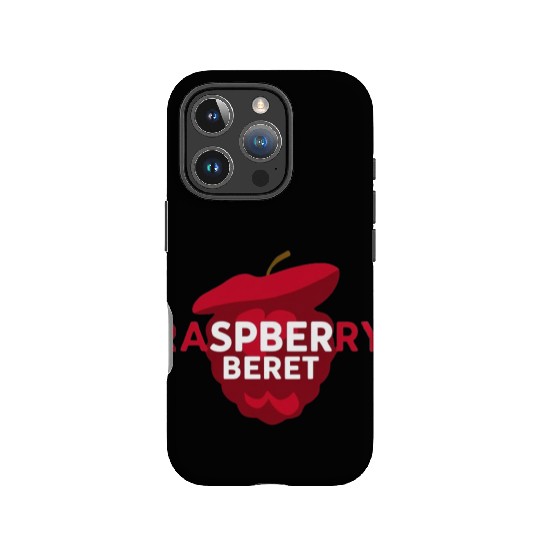 Cute Raspberry Beret IPhone Cases