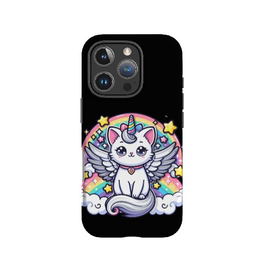 Celestial Charm Unicorn Cat IPhone Cases