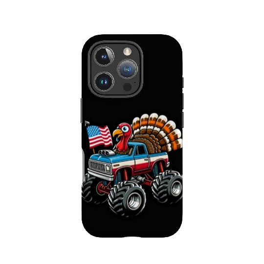 Turkey Riding Monster Truck 4th Of July Independen IPhone Cases