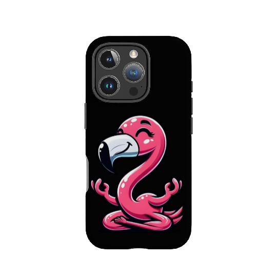 Flamingo Yoga Meditation Relaxation IPhone Cases
