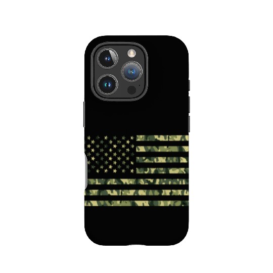 Camo American Flag USA Camouflage Men Boys Women IPhone Cases