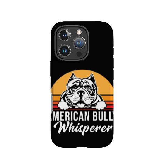 Live Love Bark Retro Vintage American Bully Funny IPhone Cases