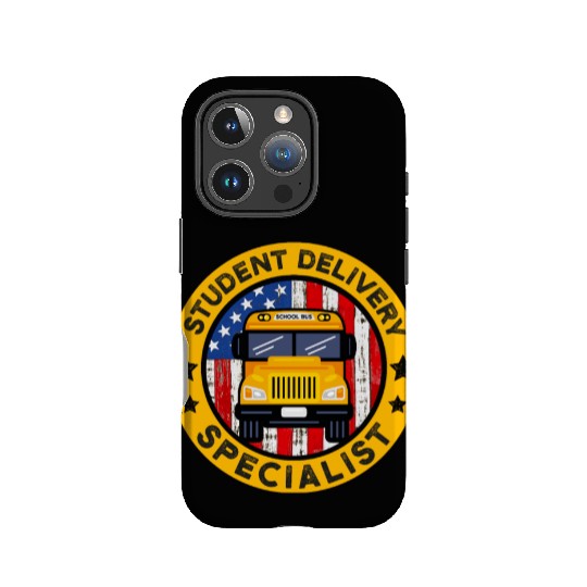 School Bus Driver American Flag School Bus Driver IPhone Cases