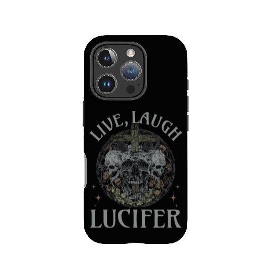 Live Love Lucifer Goth Festival Death Metal IPhone Cases