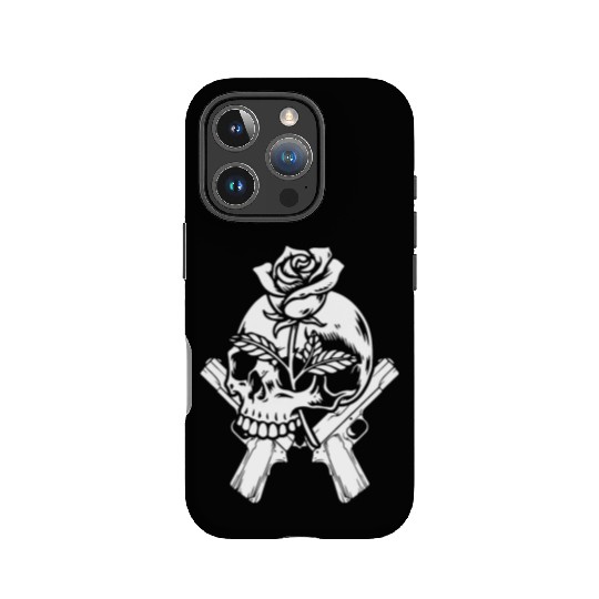 Skeleton Roses Guitar Skull Roses Guns IPhone Cases