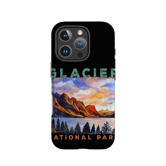 Glacier National Park US Montana parks IPhone Cases