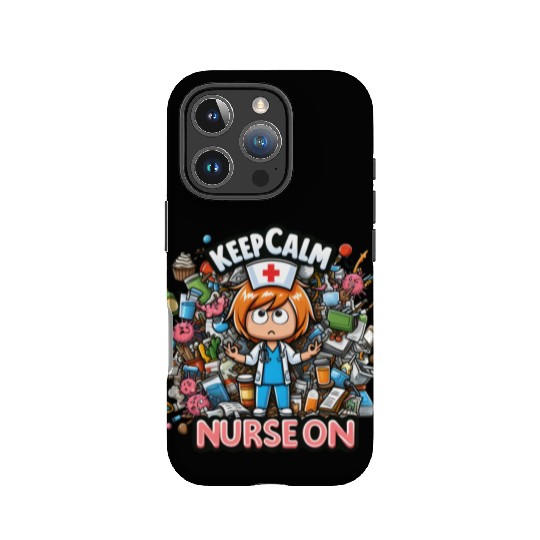 Keep Calm and Nurse On, Fun & Colorful Chaos IPhone Cases