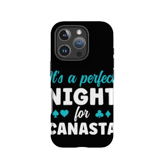 A Perfect Night for Canasta Funny Canasta Card IPhone Cases