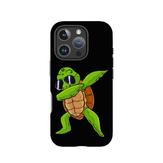 Dabbing Sea Turtle Animal Lover Save The Turtles IPhone Cases