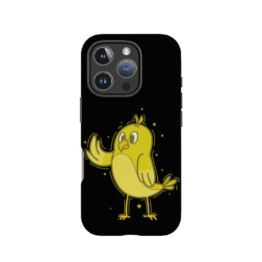Canary waving IPhone Cases
