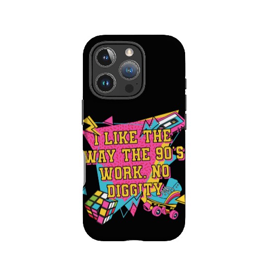 Like the 90s Work Retro 1990 Vintage Music Songs P IPhone Cases