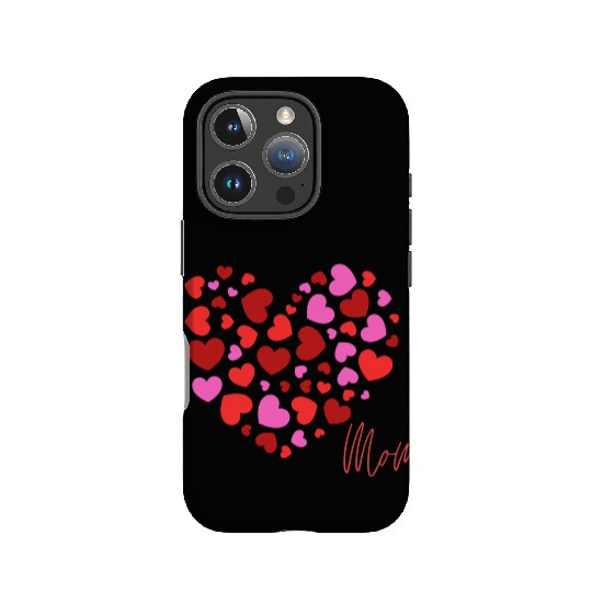 Hearts Love Mom 1 IPhone Cases