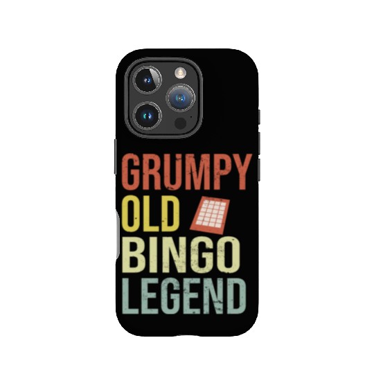 Grumpy old Bingo Legend Bingo Player IPhone Cases