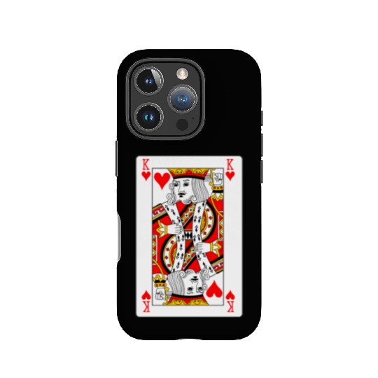 King of Hearts Playing Card IPhone Cases