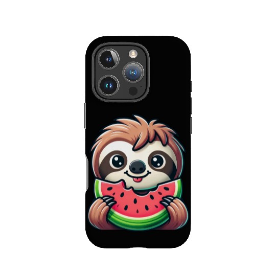 Sloth Summer Fruit Melon IPhone Cases