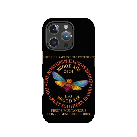 Cicada 2024 Event Brood XIX & XIII Emergence IPhone Cases