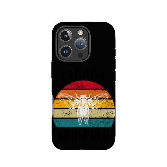 Cicada Whisprer, Retro Sunset Summertime 80's 90's IPhone Cases