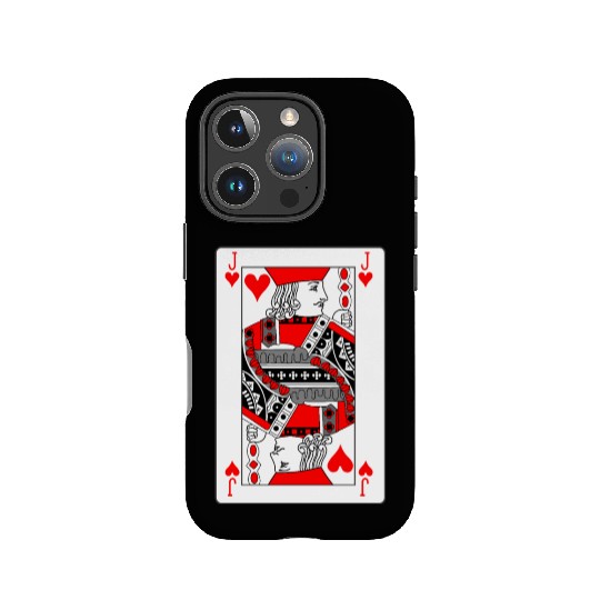 Jack Playing card hearts IPhone Cases