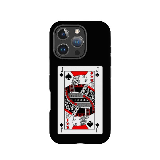 Jack Playing card of spades IPhone Cases
