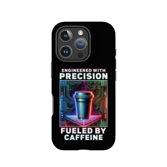 Robotics Engineer Fueled By Caffeine IPhone Cases
