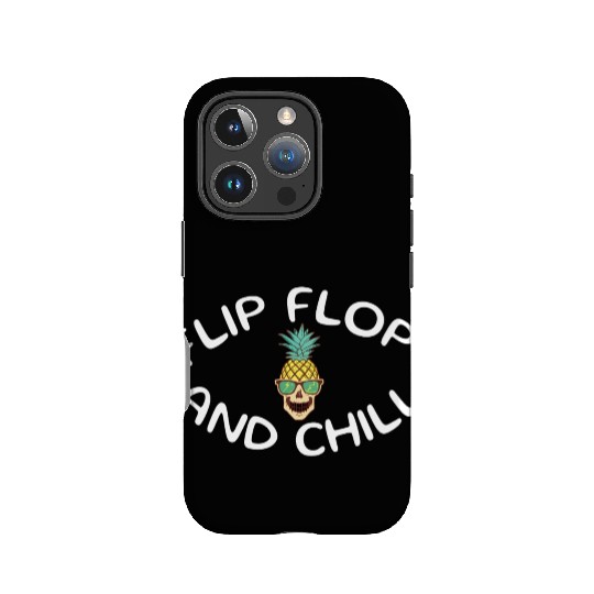 Flip Flop and Chill Summer Pun IPhone Cases