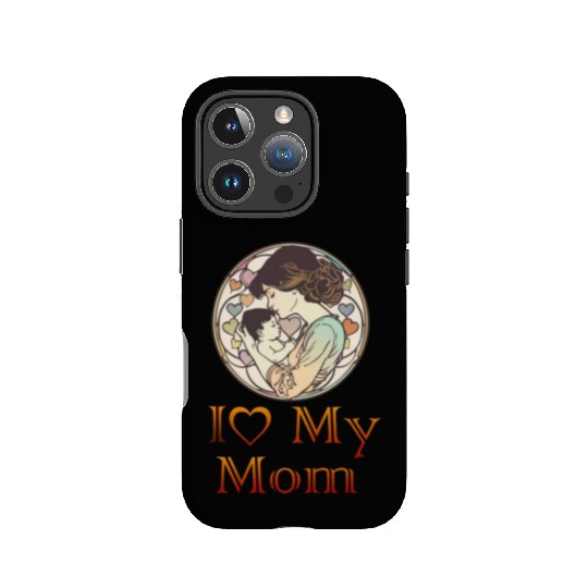 I Love My Mom IPhone Cases