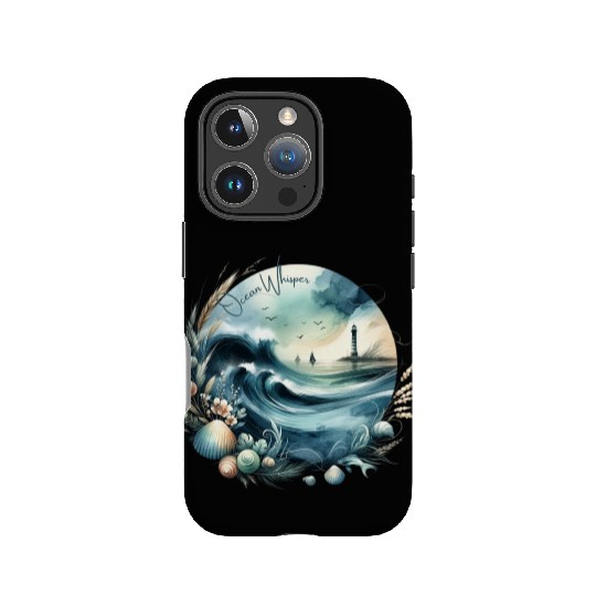 Ocean Whisper: Serene Seascape Art IPhone Cases