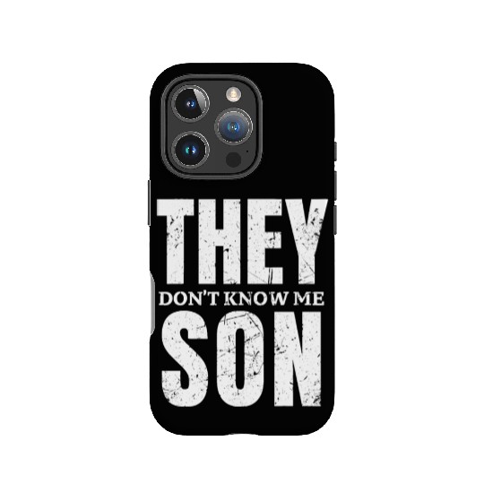 They Dont Know Me Son Bodybuilder Workout Gym IPhone Cases