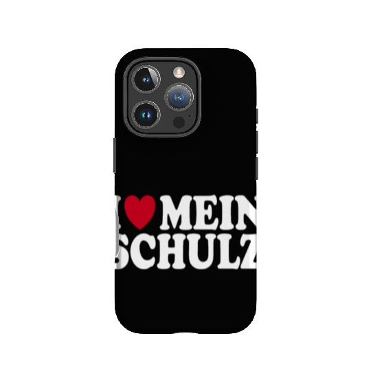 I Love My Schulz Heart Family Wedding IPhone Cases