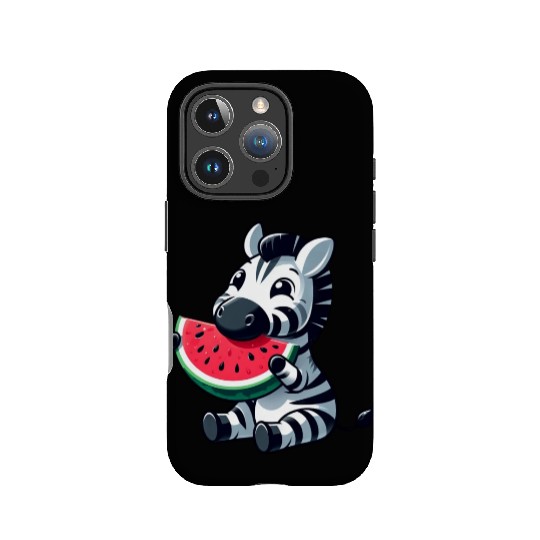 Zebra melon watermelon fruit fruity IPhone Cases
