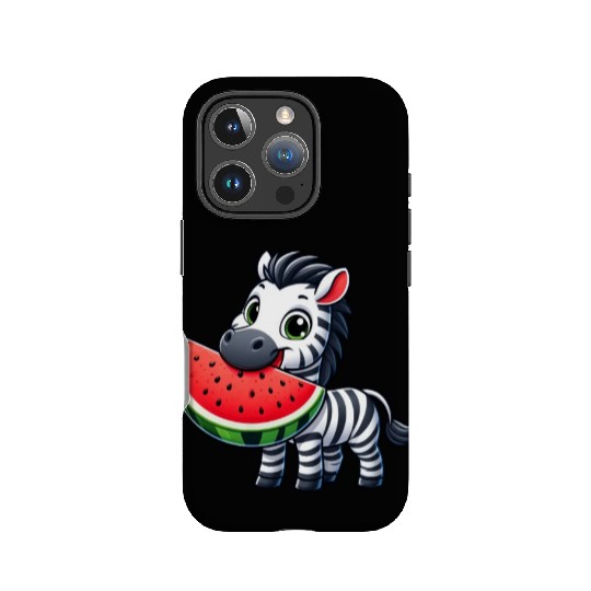 Zebra melon watermelon fruit fruity IPhone Cases