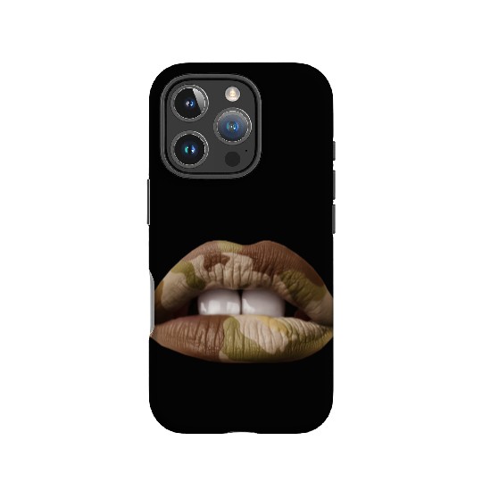 Camo Lips IPhone Cases